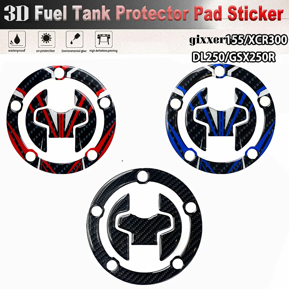 

For Suzuki Tank Covers Stickers Motorcycle Accessories GSXS GSX DL Vstrom V strom SV 250R SV650 S750 8S 250 650 750 800 950 1050