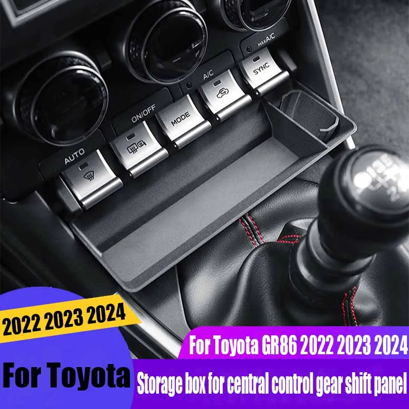 

Central control gear storage box car interior decoration supplies storage accessories For Toyota GR86 2022 2023 2024