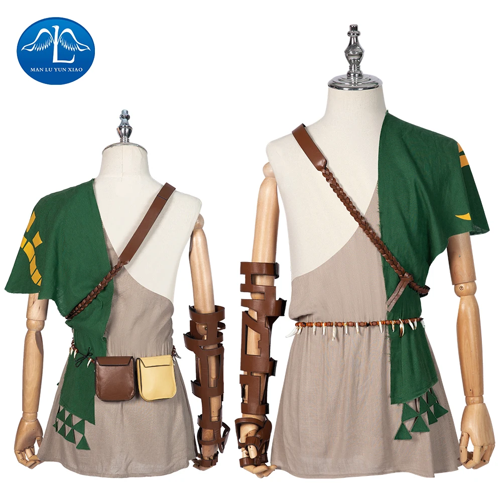 

Manluyunxiao Game Breath of the Wild Link Cosplay Costume Full Set Costum Size Halloween Christmas Comic Con