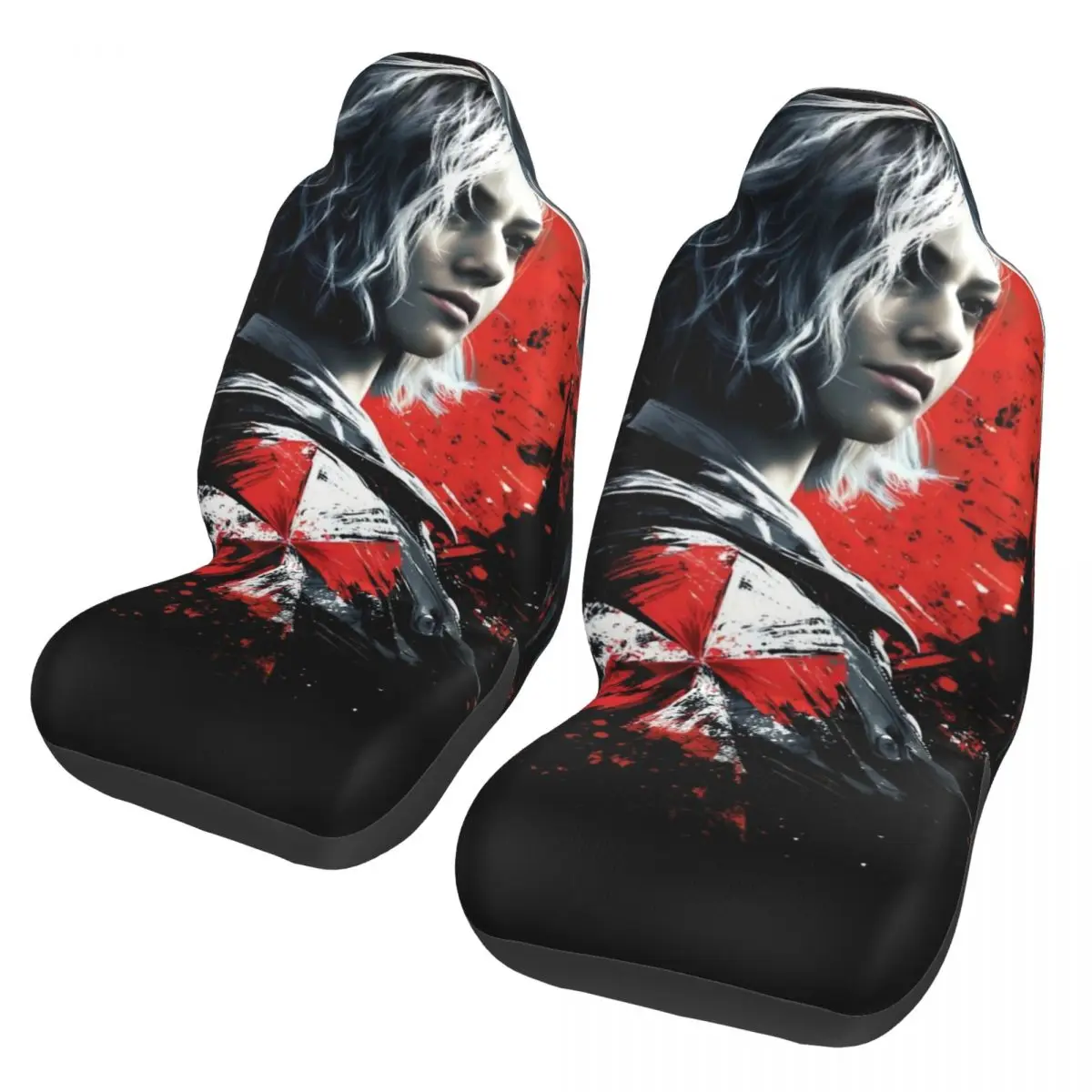 Grace Ashcroft Resident RE9 Requiem Eviled Horror Survival Raccoon City Ruins Universal Car Seat Cover Car Seat Covers Fiber