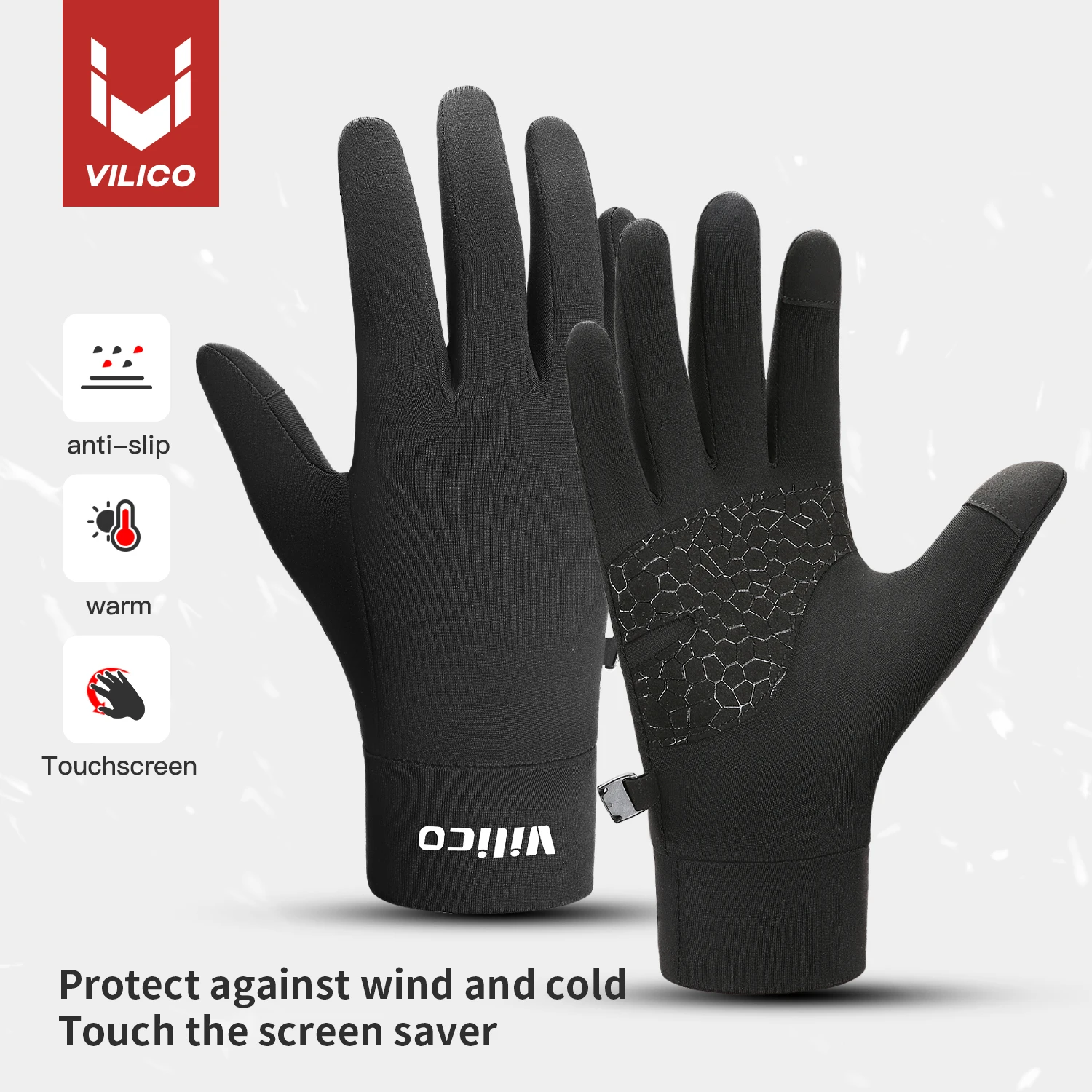 AliExpress Fezrgea Sports Outdoor Running Men's Winter Warm Knitted Touchscreen Cycling Gloves Women's Autumn/Winter Thin Edition with Velvet