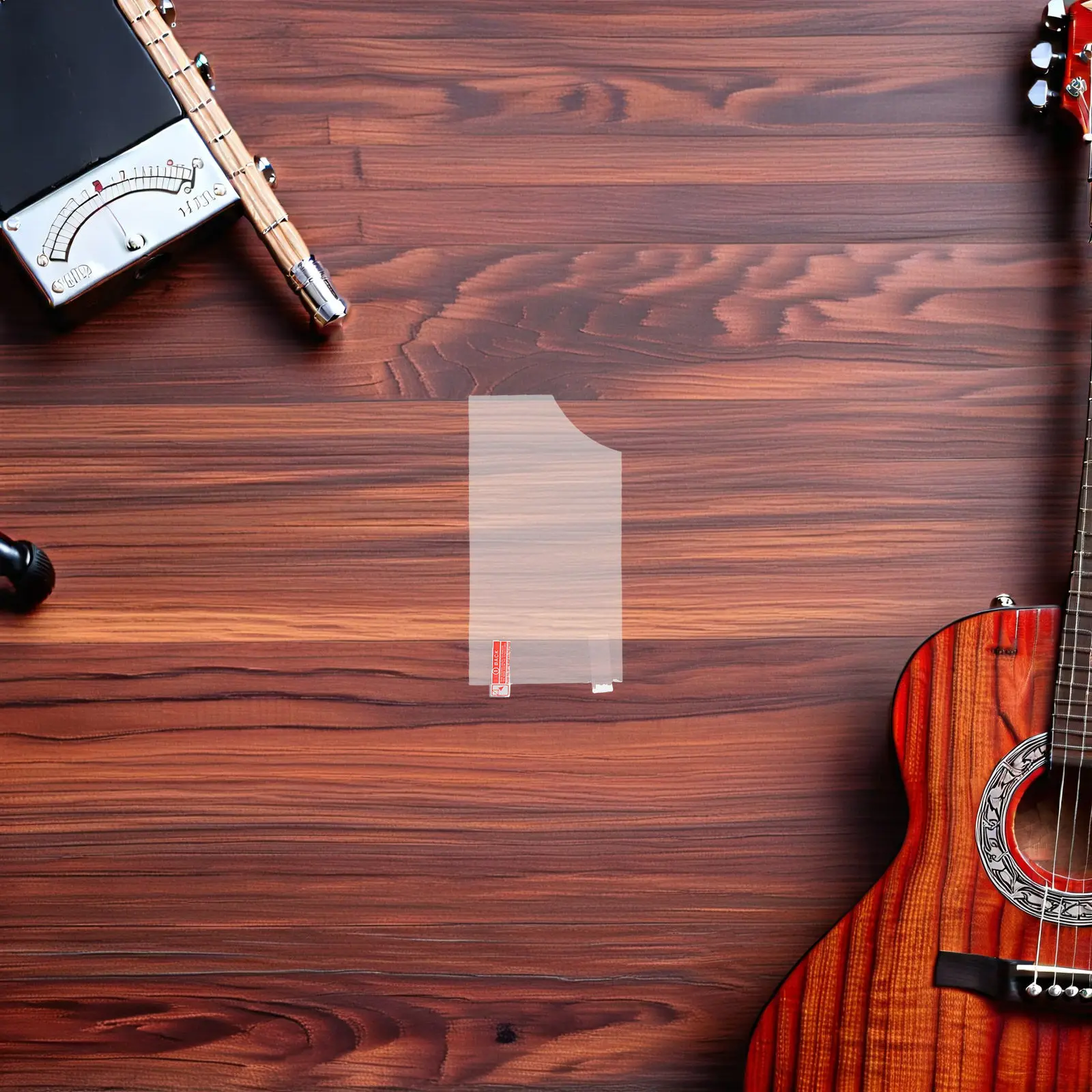 2Pcs Transparent Guitar Pickguard Film 0.1mm Thick Scratch Resistant Acoustic Bass Classic Guitar Protector Anti-Fingerprint