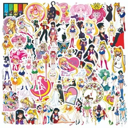 10/30/75pcs Sailor Moon Anime Stickers Cute Girls Decals Decorations DIY Water Bottle Phone Luggage Kawaii Cartoon Sticker Toys