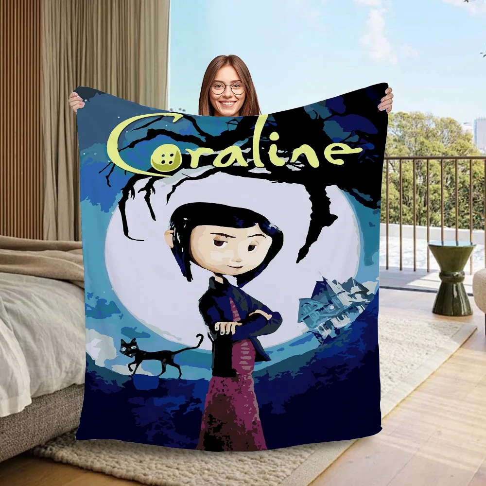 Coraline Blanket Oversized Luxury Throw Blankets & Throws Bed Blankets King Size Bed Blanket 150cm X 200cm Home Interior Cobija