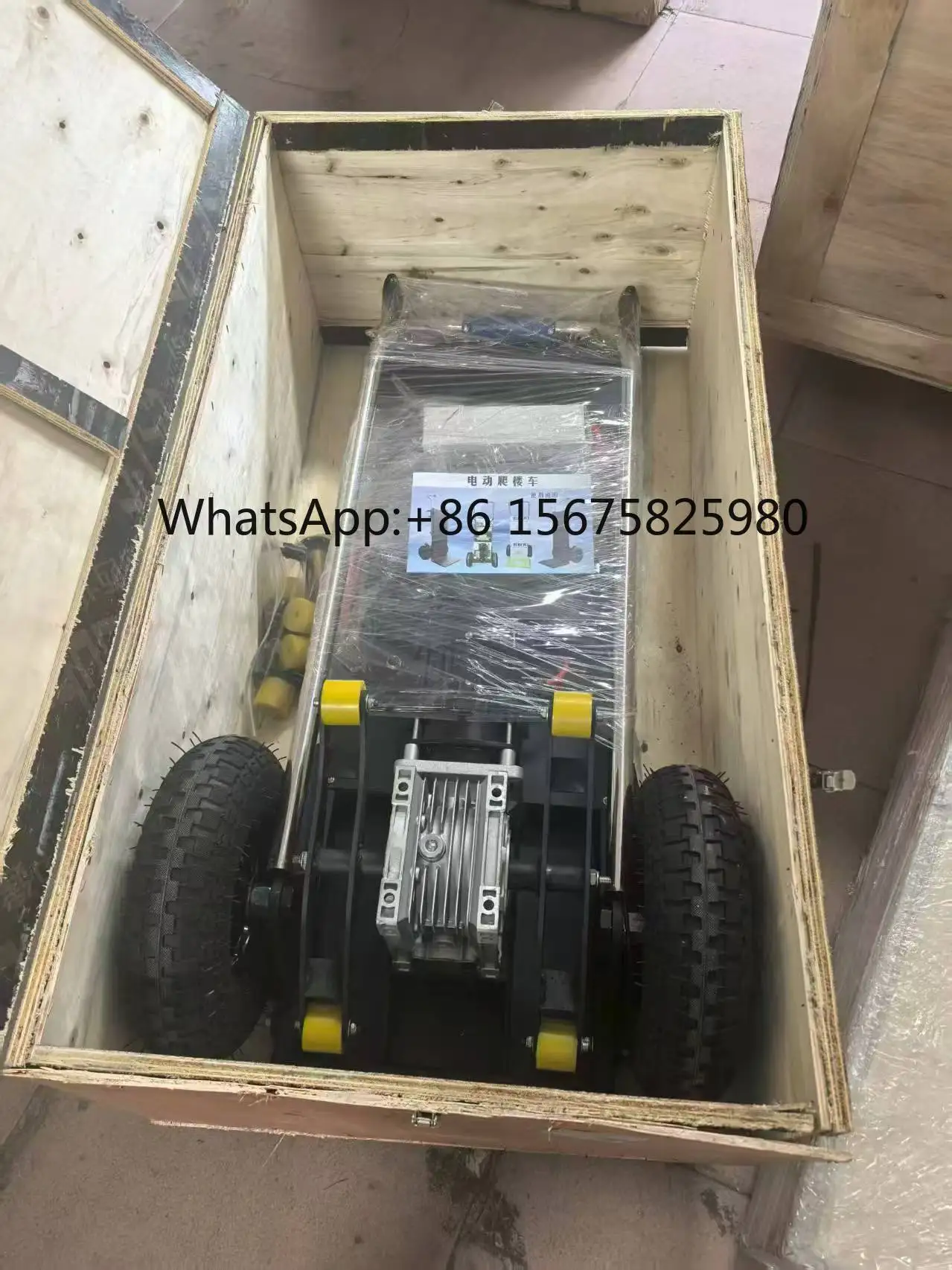 Heavy Duty Electric Climber Cart Portable Staircase Moving Trolley