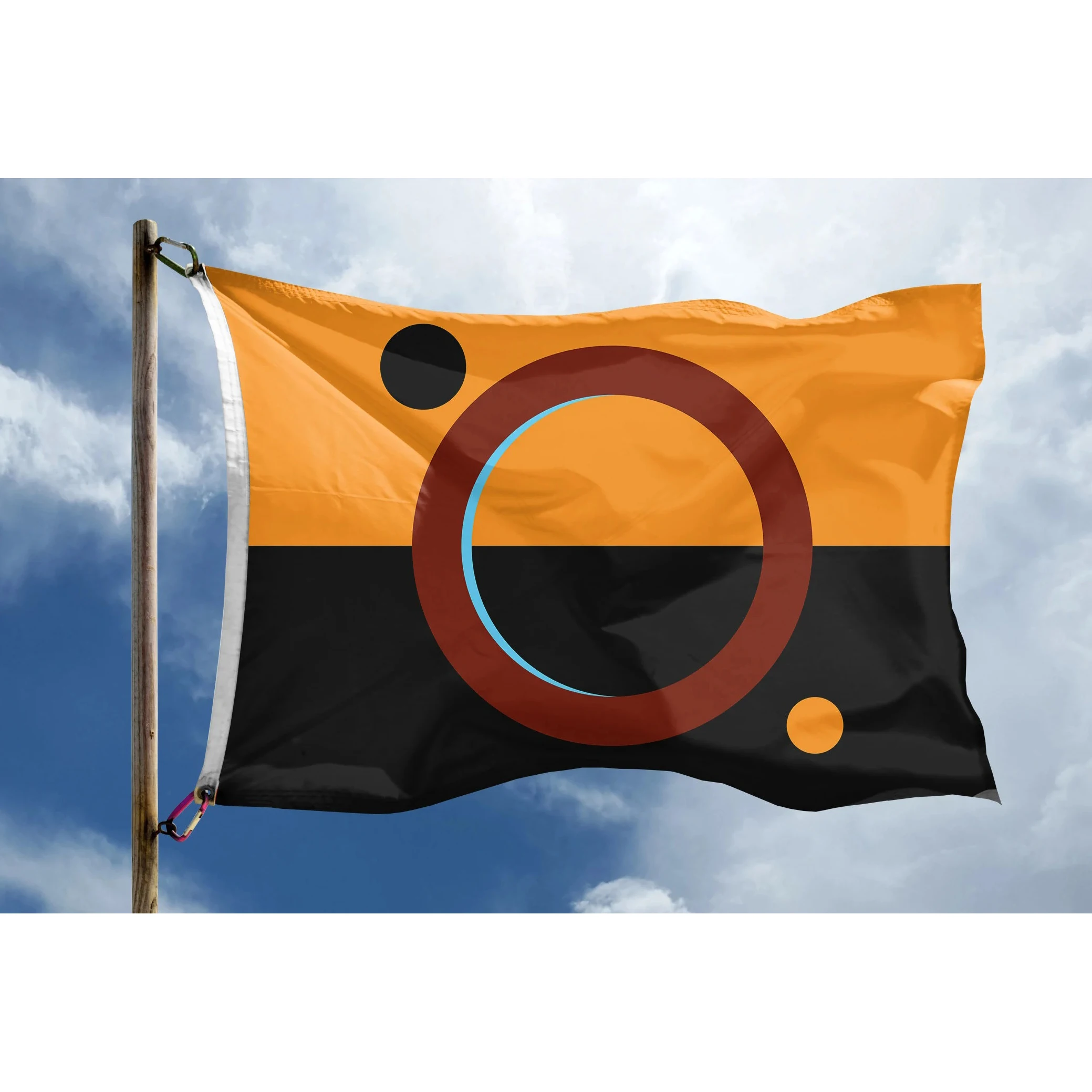 2X3FT 3x5Ft The Expanse Mars Republic Flagge, 100 % Polyester, individuelles Hobby-Business-Historie-Banner, 90 x 150 cm