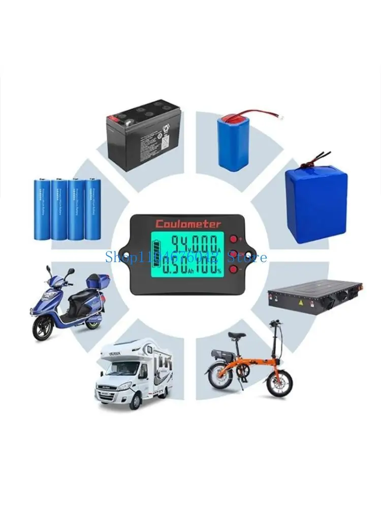 652F Bidirectional Precise Detection Battery Monitors Voltmeter Ammeter Tester