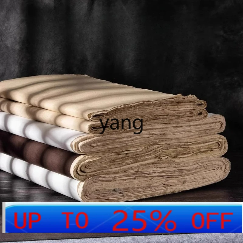 

Lh handmade rough edge paper calligraphy practice paper calligraphy brush calligraphy paper thickened