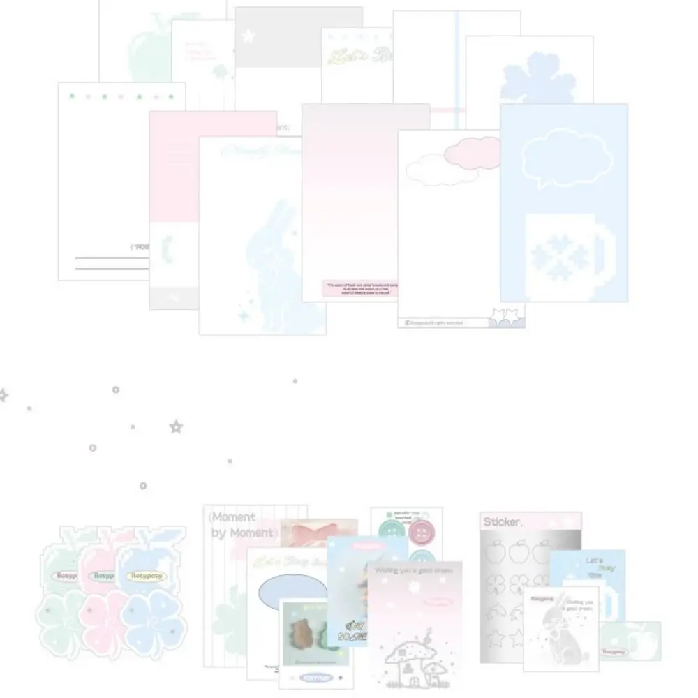 Stationery Hand Ledger M5 Pocket Binder Notebook Mini Portable Loose-leaf Notebook Binder Aesthetic Hand Account Book Studnet