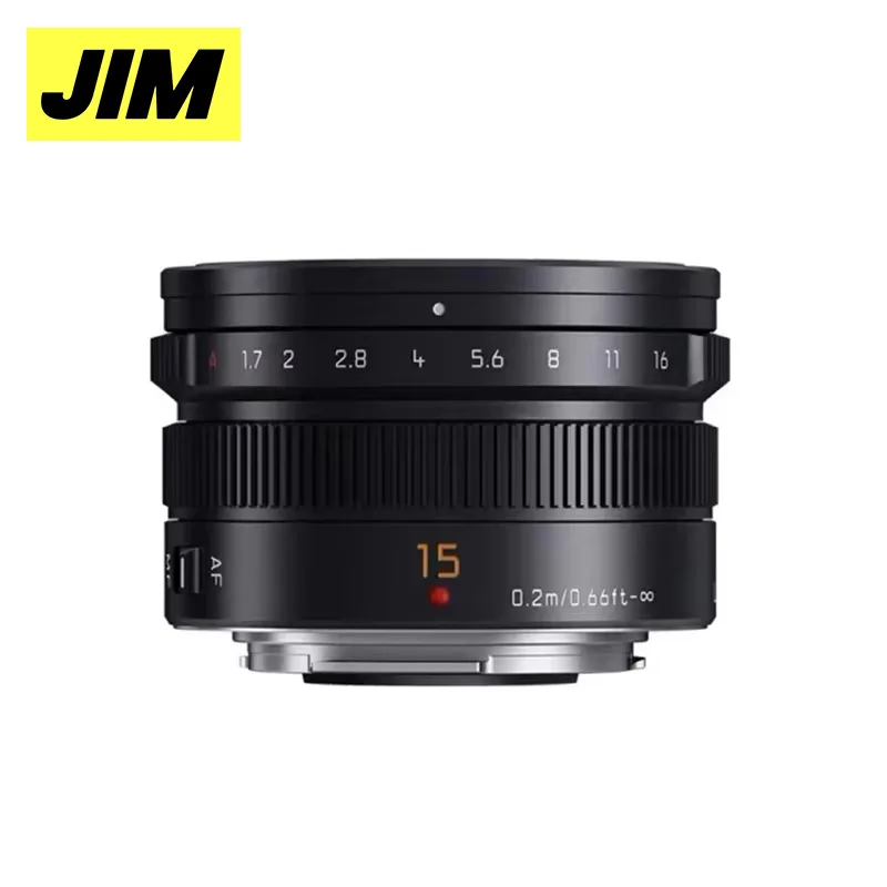 New Original DJI 15mm F1.7 Micro-mirrorless Wide-angle Prime Lens For Panasonic M4/3 Mount 15-1.7 Yunxi PRO