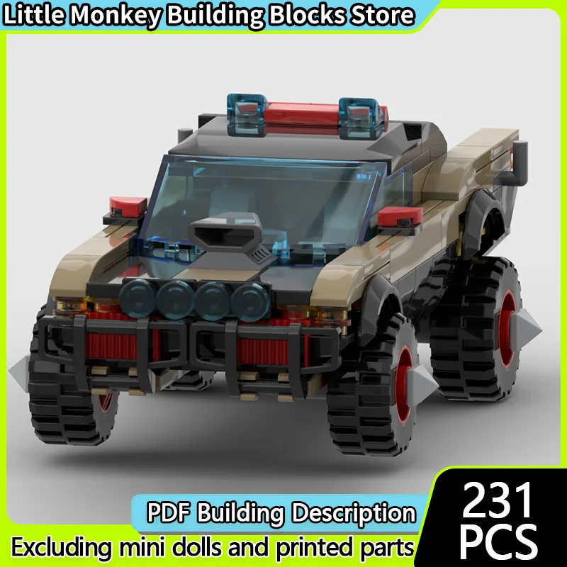 

Speed Racing Car Model MOC Building Bricks Off-Road Muscle Car Modular Technology Children Holiday Gifts Assemble Toys Suit