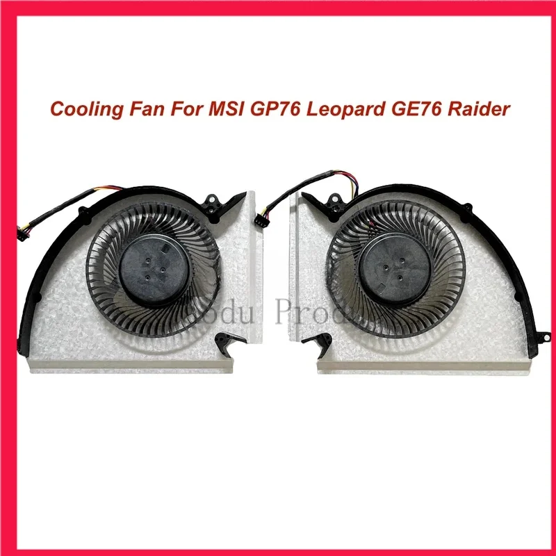 Laptop CPU GPU cooling fan for MSI gp76 leopard ge76 Raider notebook PC fans cooler radiator � n451 � n452