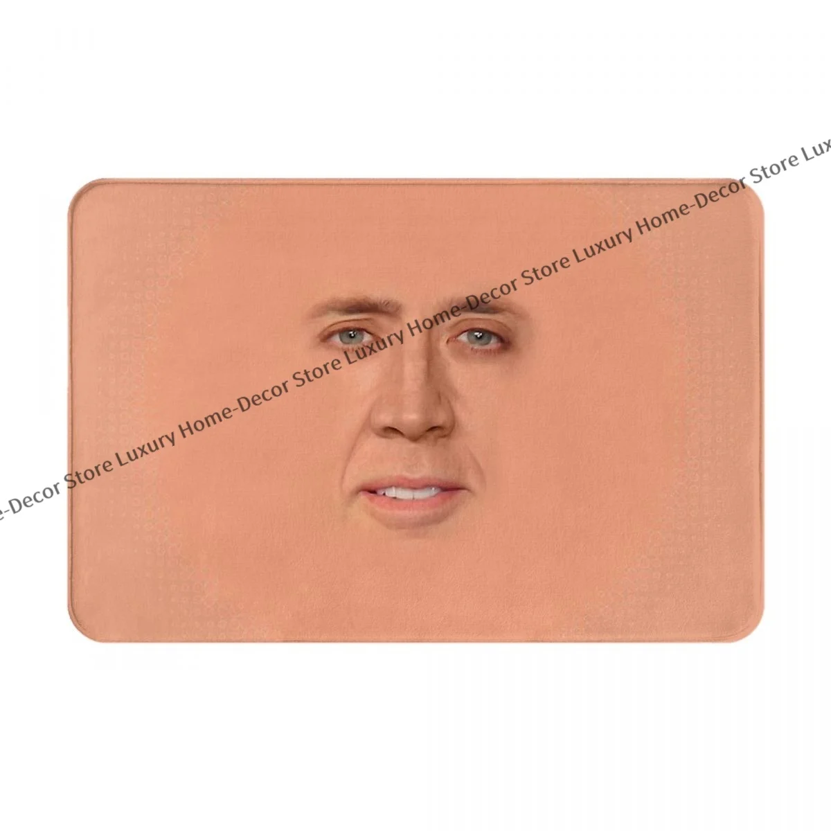 Bath Mat Nicolas Cage Face Doormat Kitchen Carpet Outdoor Rug Home Decoration