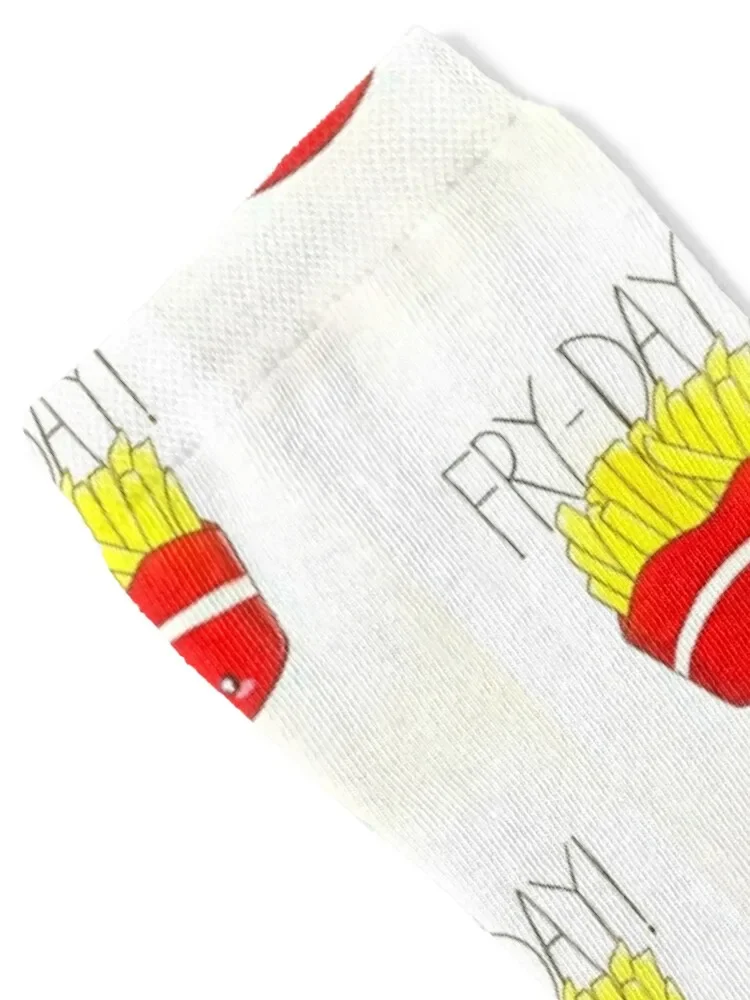 FRY-DAY Socks cute with print anti slip football loose Woman Socks Men's