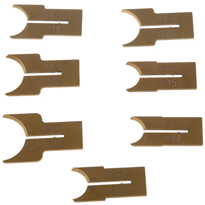 AB46-48 Stuks Carbide Ball Blade Houtbewerking Frees Molding Tool Kralen Router Bit Boren Bit Set 14-25mm