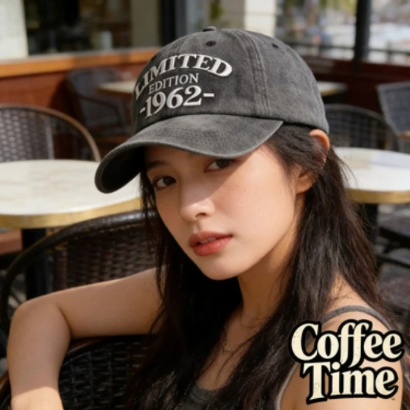 

Лимитированная серия: Ретро-кепка 1960-1969 годов с вышивкой, из выстиранного хлопка, регулируемая, классическая винтажная унисекс-шляпа