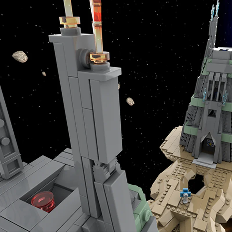 1672 Uds. MOC DIY modelo educativo bloques de construcción-facades mundos torneo irreal, juguete de construcción creativo para niños y adultos