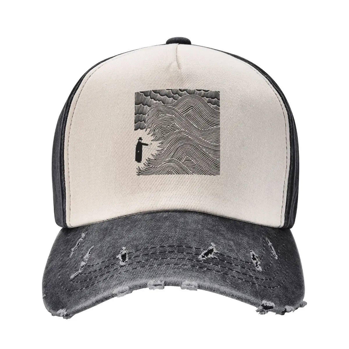 

The ombak eraser banyu head Baseball Cap beach hat Trucker Hat Fishing cap Hat men Men Golf Wear Women's