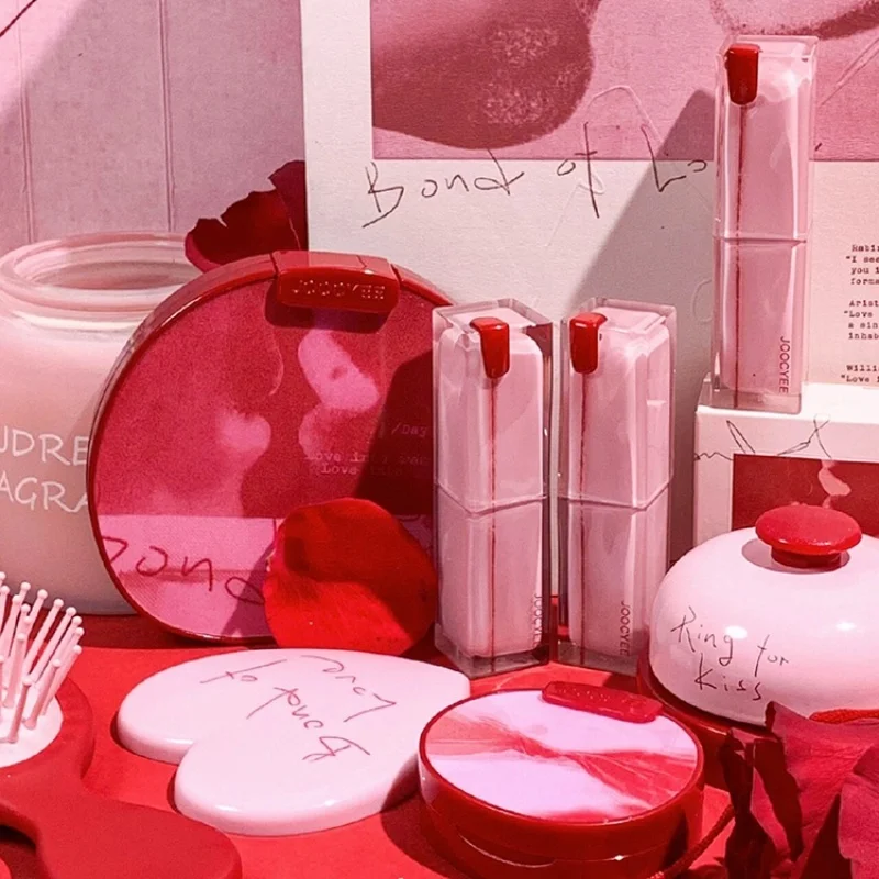 Joyeye Fermented Valentine's Day Red Line Love Network Set Box Christmas Limited Apple Heart Pink Gift