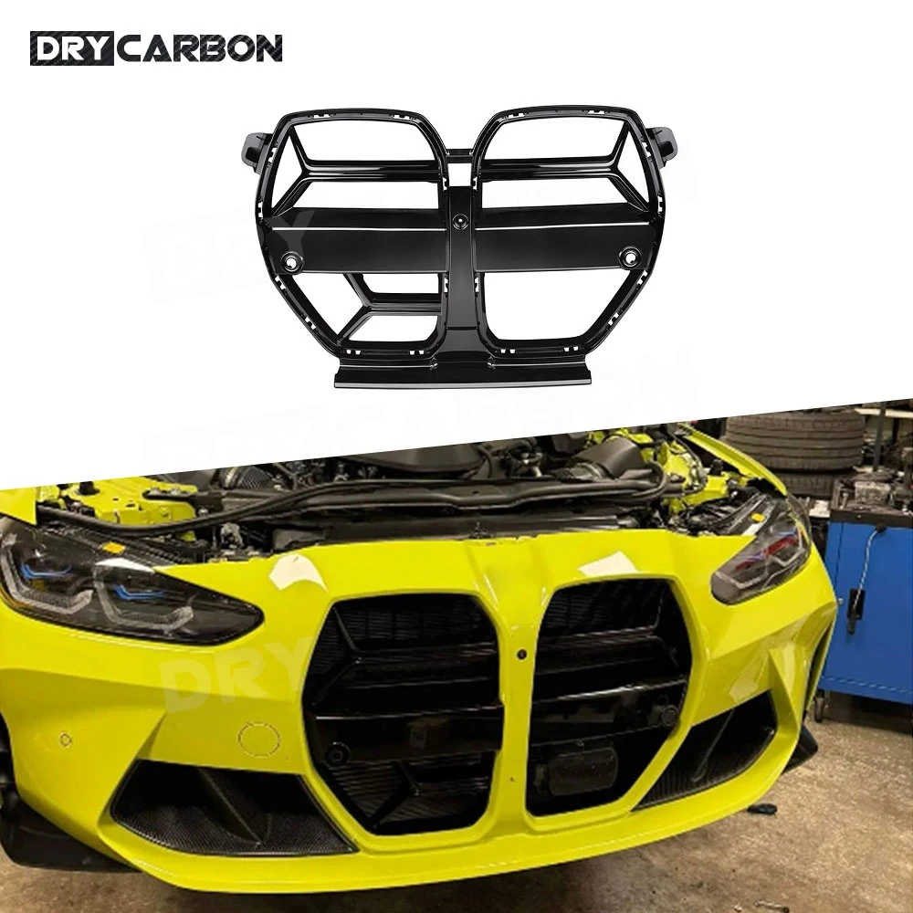 

For BMW G80 M3 G82 G83 M4 2021+ Car Front Bumper Grilles Glossy Black Hood Grill ACC Body Kits Accessories