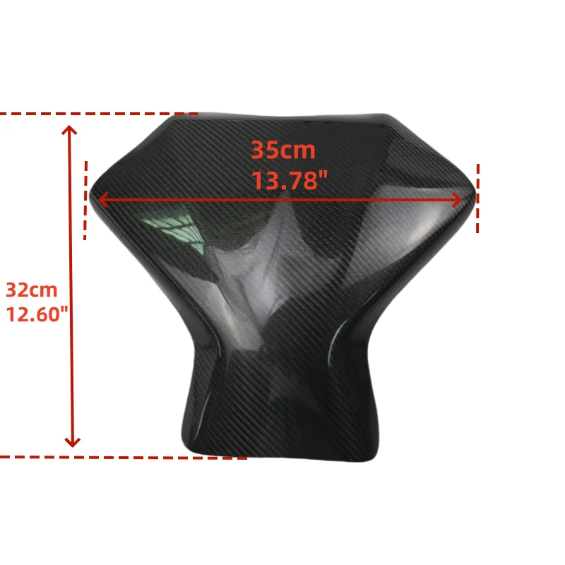 Motorcycle Carbon Fiber Tank Cover Protector Gas Fuel Case for Kawasaki Z1000 Z 1000 2010-2012
