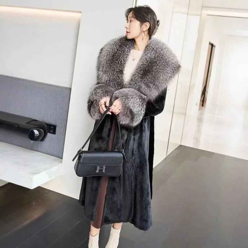 

Women's Autumn/Winter Top Coat Faux Fur Fur Collar Eco-friendly Luxurious New Simple Comfortable Advanced Soft Niche Versatile