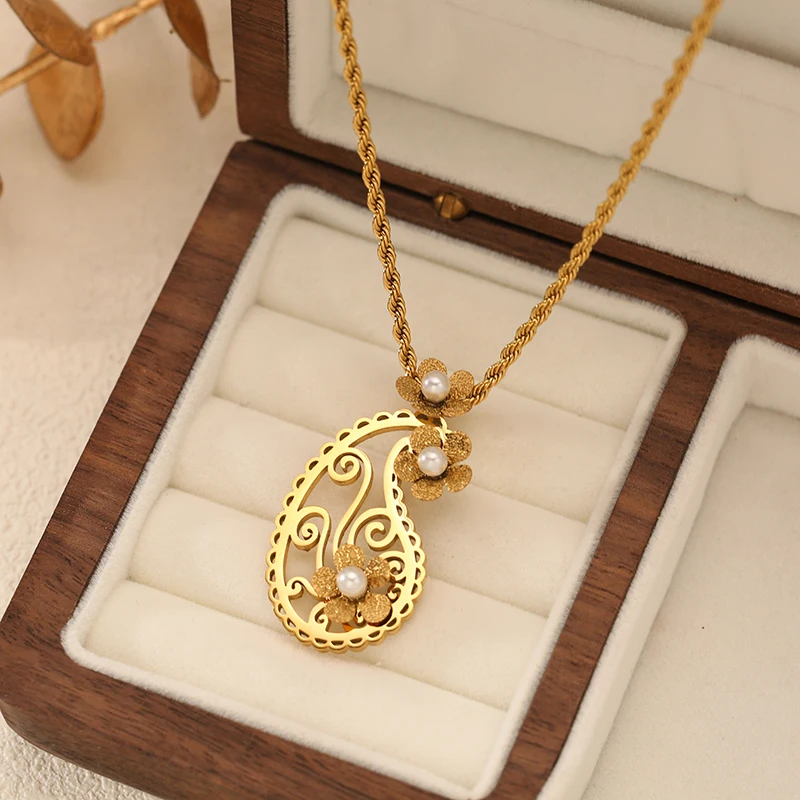 EILIECK Geometrische Schlangenkette Halskette Armband Trendiges Edelstahl-Schmuckset Goldene Metalltextur Wasserdichtes Geschenk für Frauen – Detail 17