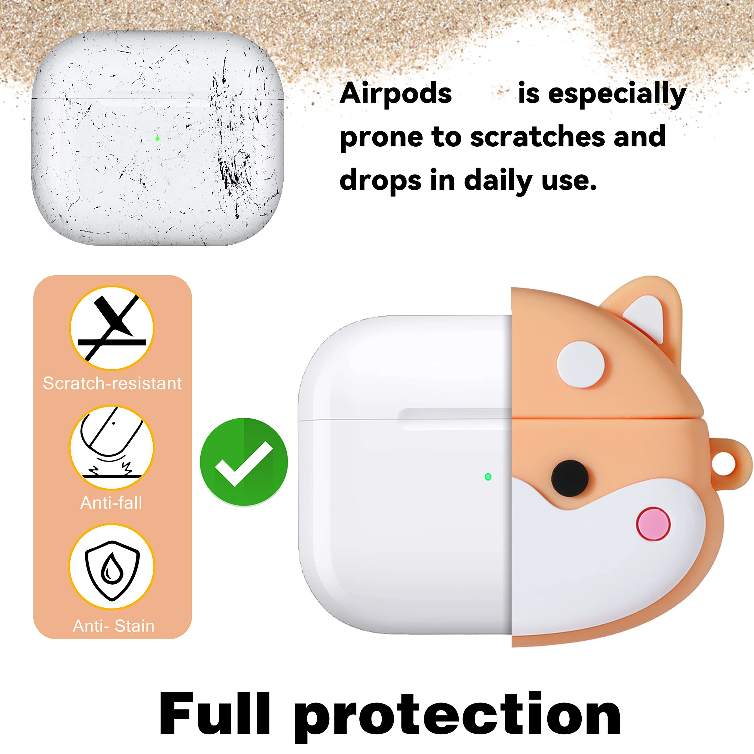 Cute Cartoon Airpods Case For Airpods Pro 2 Silicone 3D Creativity Case For Airpods 1 2 3 Shockproof Cover For Airpods 3 2021 2