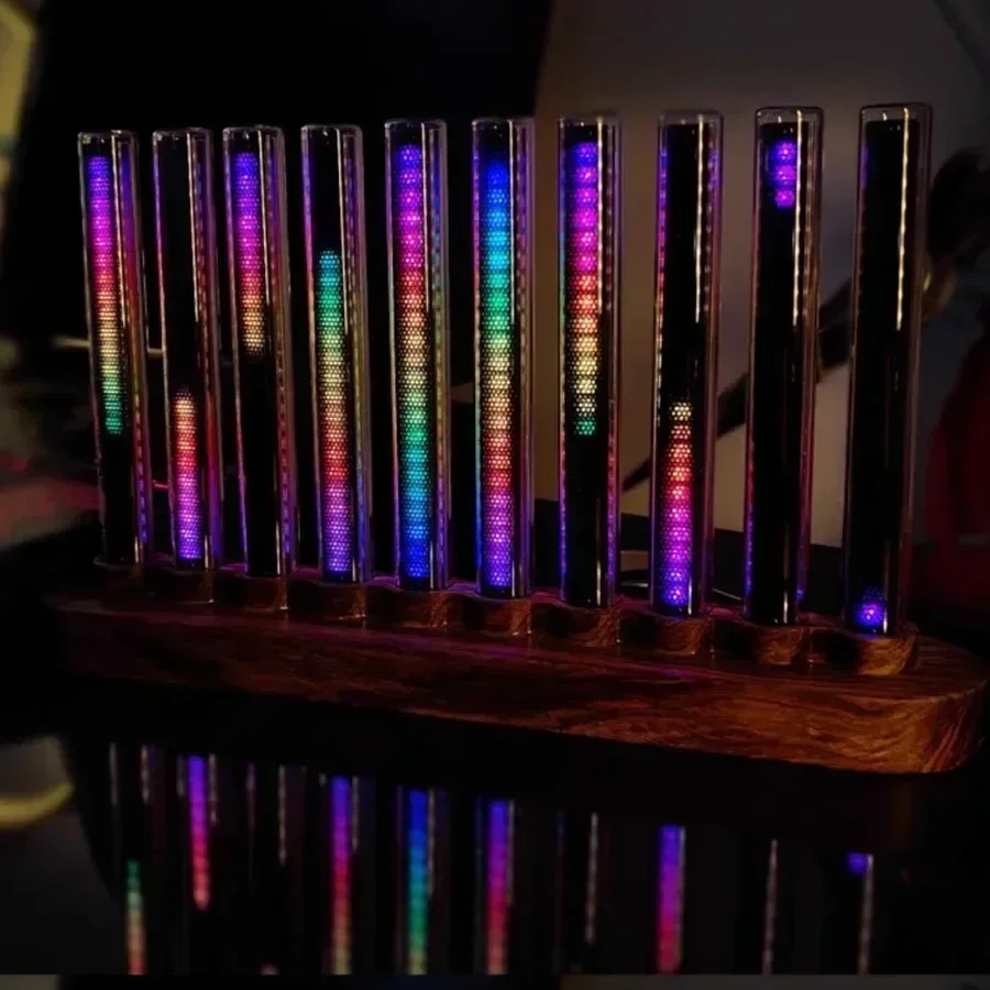 10-Bit RGB Pickup Licht LED Display Bildschirm Schallpegelmesser Musik Anzeige Licht