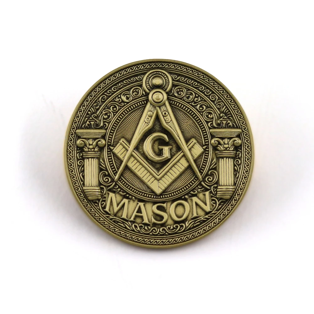 Freemason Square and Compasses Enamel Pin Masonic G Symbol  Brooch Mystery and Subculture Enthusiasts Decorate Lapel Pins Gift
