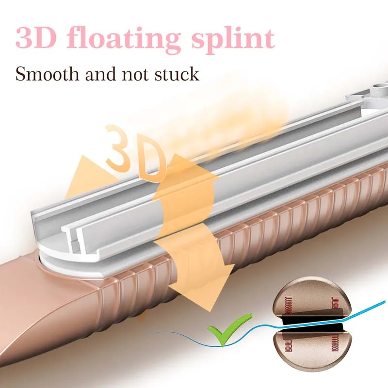 Multifunction 2 In 1 Hair Straightener LCD Display Infrared Negative Ion Ceramic High Temperature Electric Flat Iron