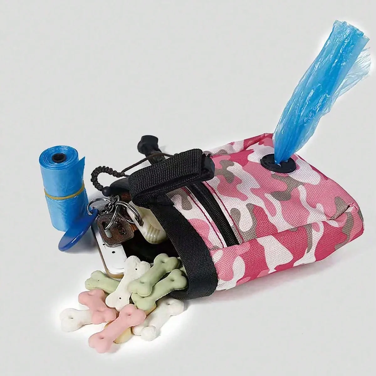 Hunde training Beutel, tragbare Hundefutter Hüft tasche Pack Hund Walking Treat Tasche mit verstellbarer elastischer Schnalle