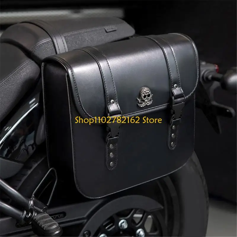 

547B Waterproof Motorcycle Saddles Bags Easy Install Saddlebags Commuters Motorcycle Saddlebags Scratches Resistant Storage Bag