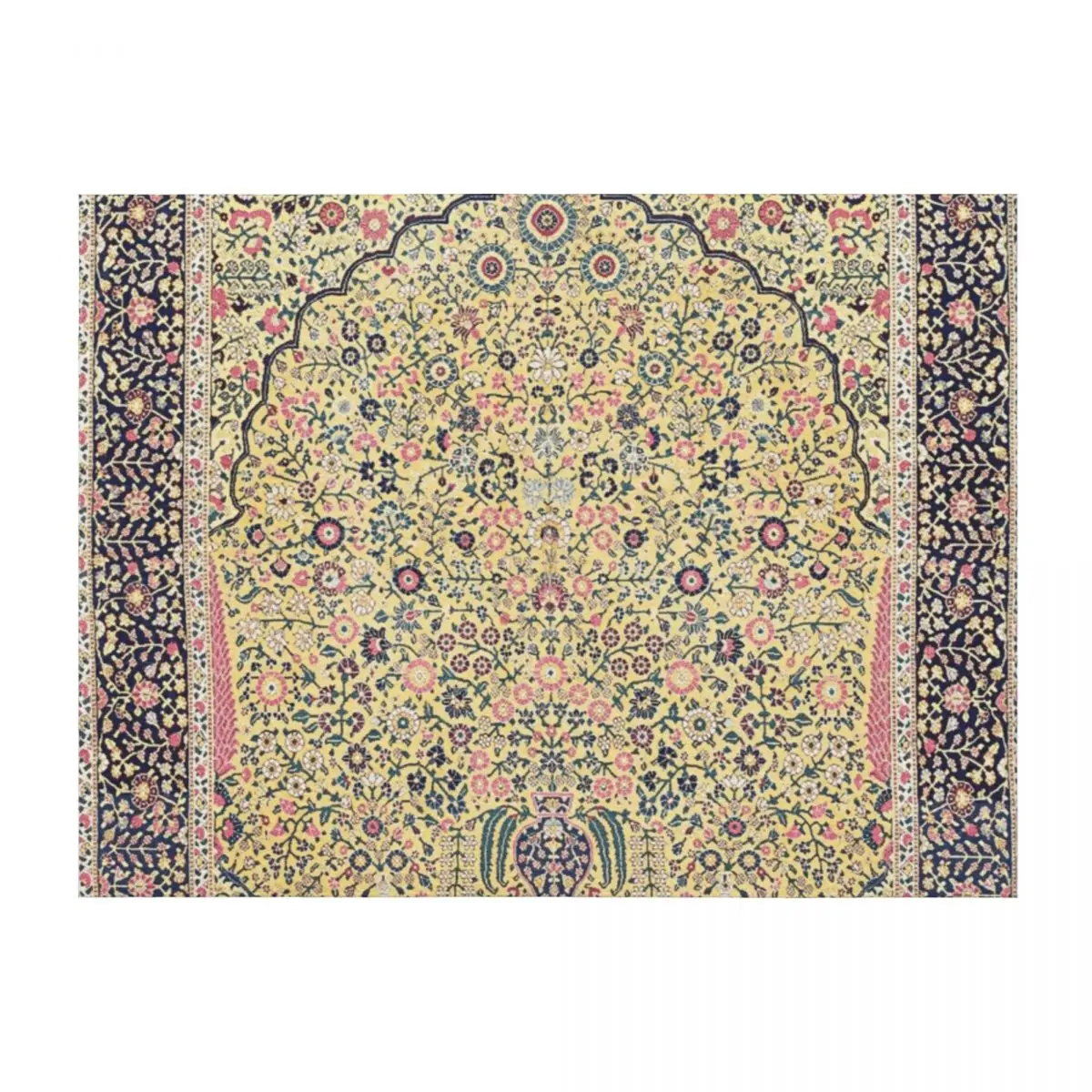 

Douglass Mughal 'Millefleurs' Rug Print Throw Blanket Giant Sofa Luxury Throw Sleeping Bag Cute Blankets