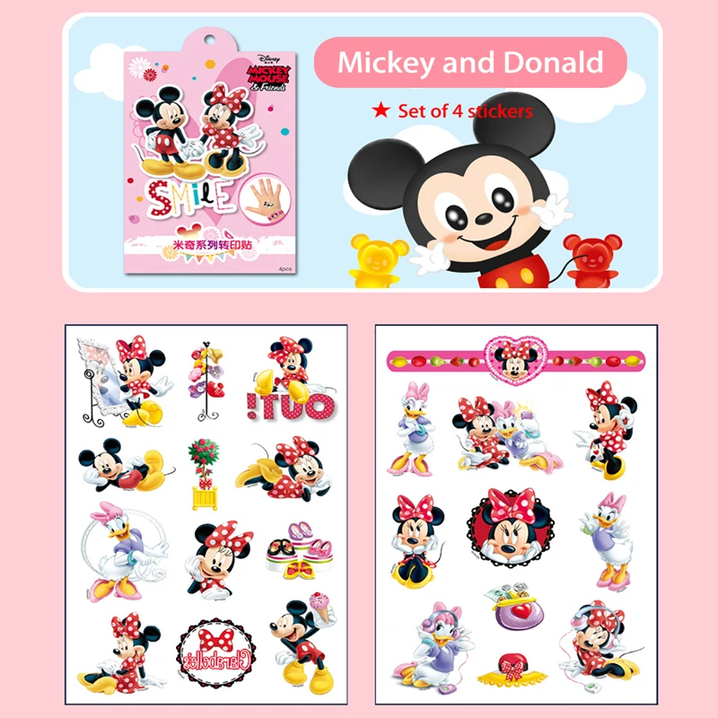 Disney Cars Toys Kids Temporary Tattoo Stickers Lightning Mcqueen Body Art Waterproof Boxed Transfer Printing Stickers