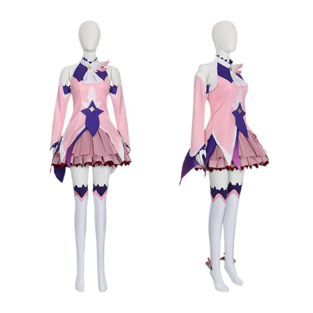 Fate Kaleid Liner Prisma Illya 3rd Ascension Cosplay Cute Pink Short Skirt Accessories Adult Women Halloween Comic Con Costume
