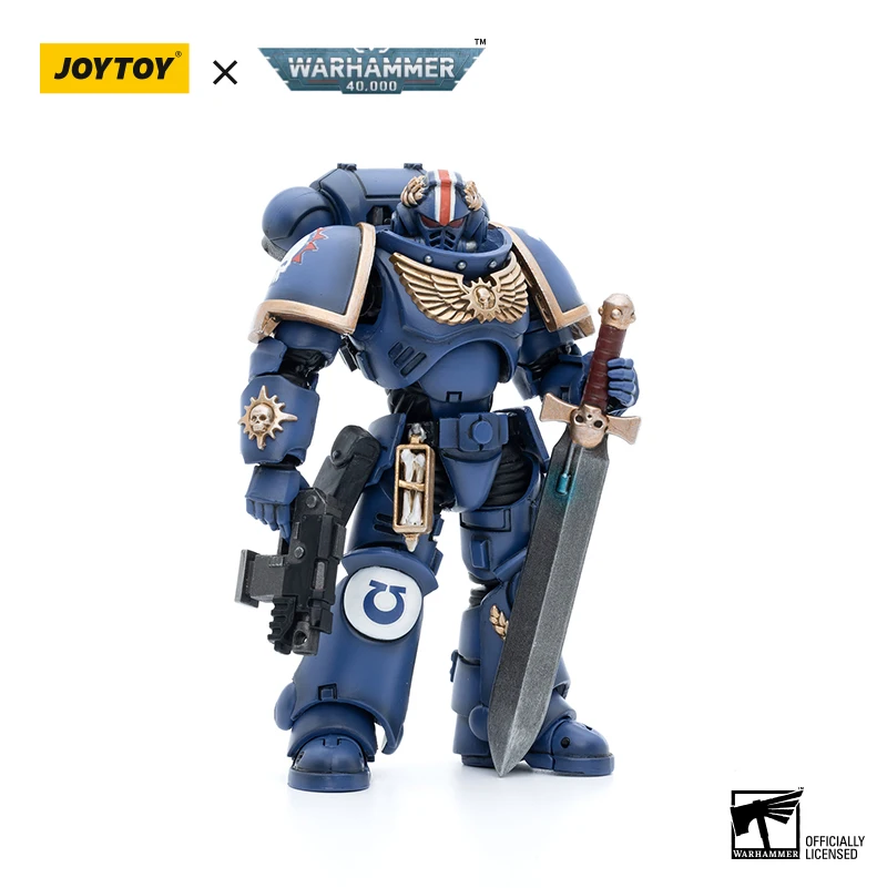 [IN-STOCK] JOYTOY Warhammer 40K 1/18 Action Figures NEW Ultramarines Techmarine Argaranthe Castor Anime Model Toys Gift