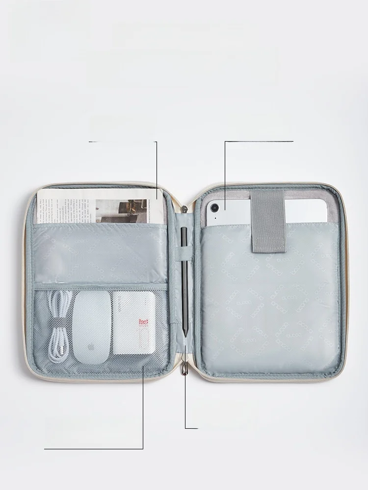   Borsa portaoggetti per tablet da pollici, custodia protettiva per tablet iPad, custodia da trasporto portatile