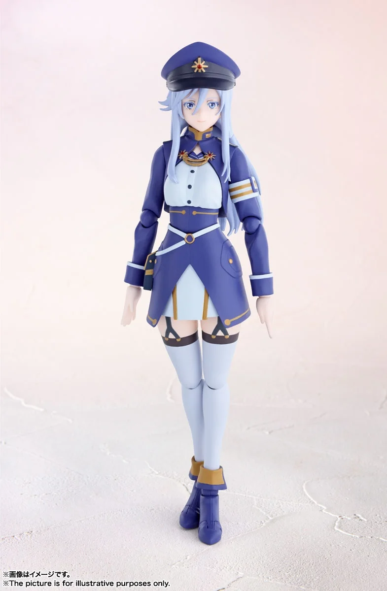 BANDAI Original S.H.Figuarts 86 -EIGHTY SIX- Vladilena Lena Milize Anime Action Figure Model Kit Completed