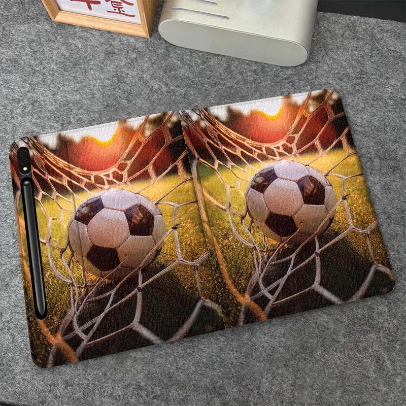 Creative Football Design For Samsung Galaxy Tab S6 S8 S9 S10 Lite FE 10.4 11 Inch 2022 2024 Tablet Case