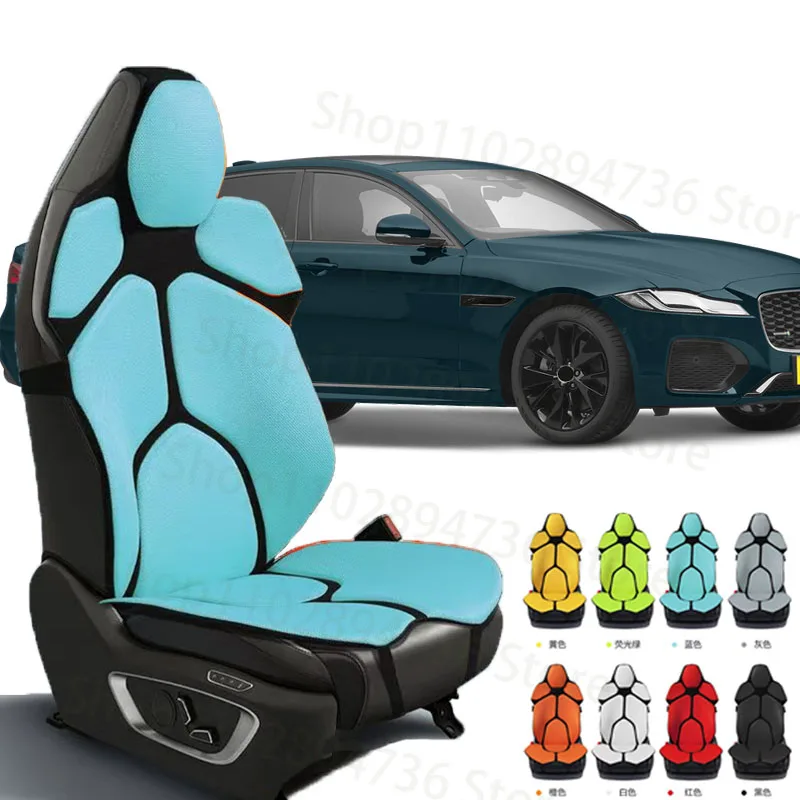 

FOR JAGUAR XFL Cushion Car Seat Chair Back Mesh Lumbar Back Brace Massage Back Pad Support Home Office