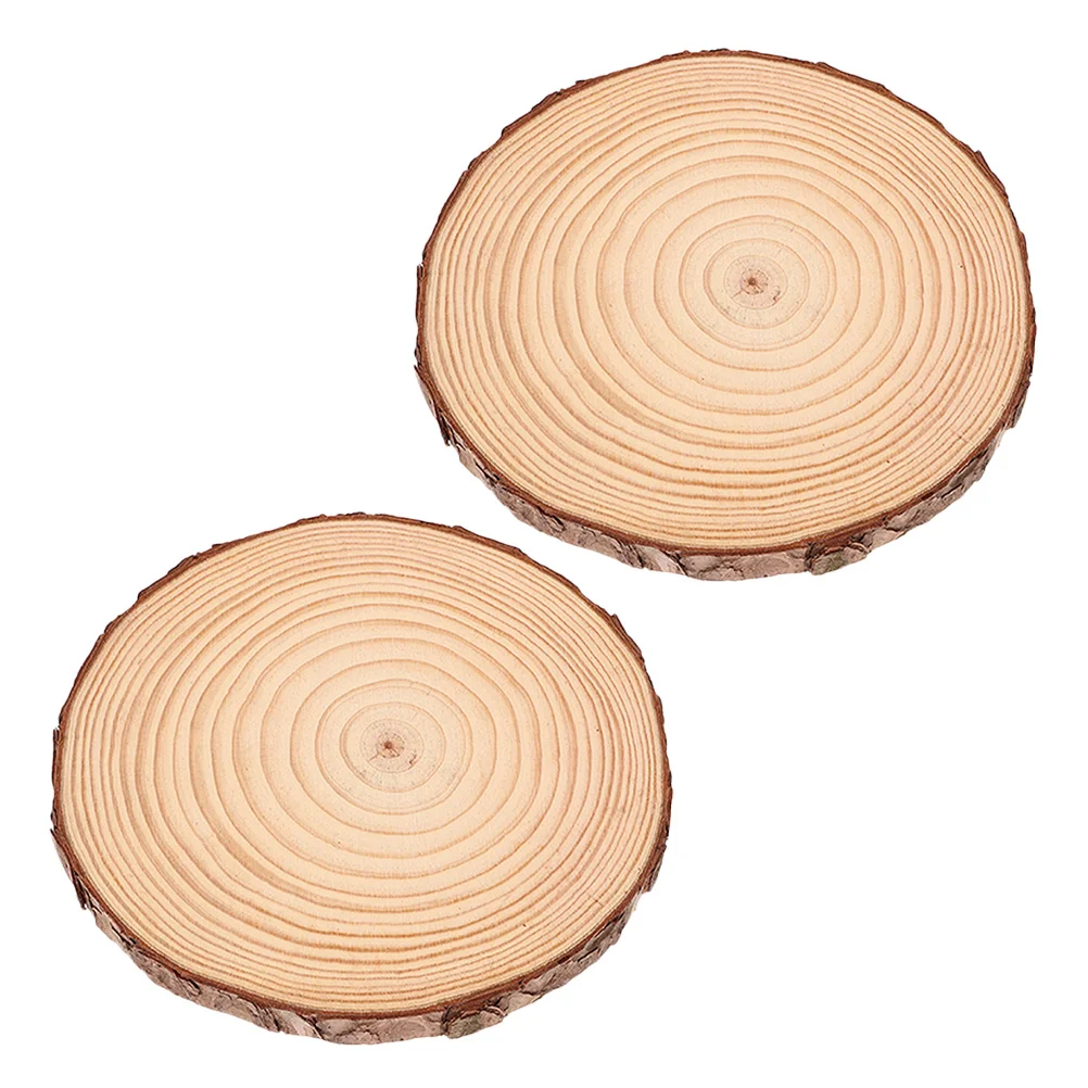 

2Pcs Outdoor Garden Stepping Stones Wooden Pathway Tiles Minimalist Design Easy Setup Landscaping Stones for Walkway Decor