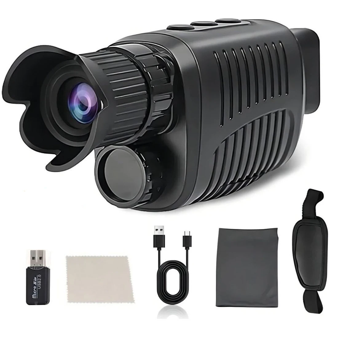 الأشعة تحت الحمراء للرؤية الليلية جهاز أحادي تلسكوب الصيد صور تسجيل الفيديو كاميرا ليلية 0.5 متر-800 متر التصوير الحراري