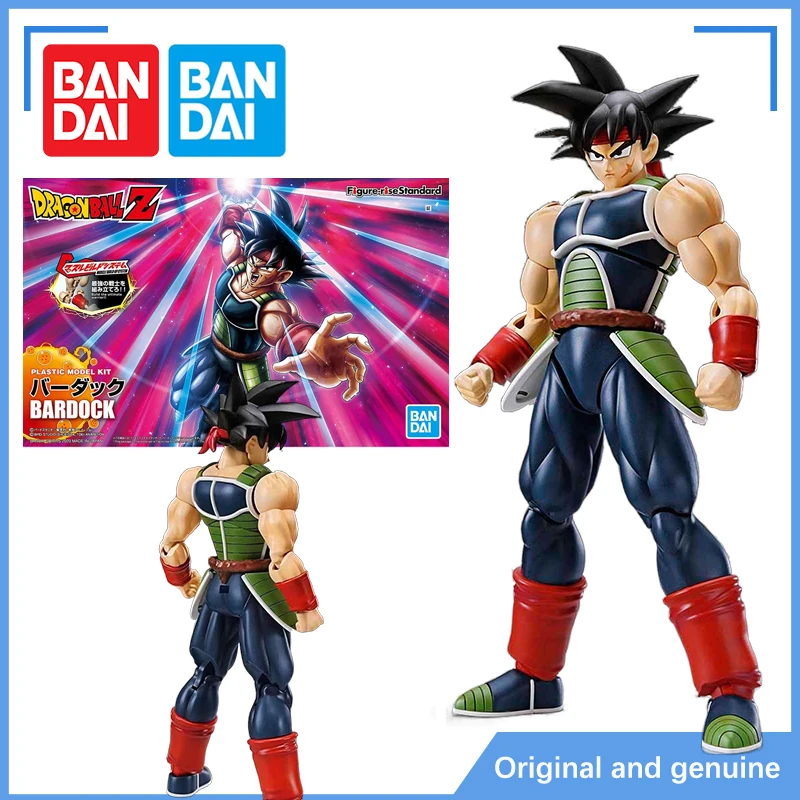 Stock Bandai Dragon Ball Z Pvc action figure toy Bardak original characters up 1/12 Bardock Collection Anime figure assembly mod