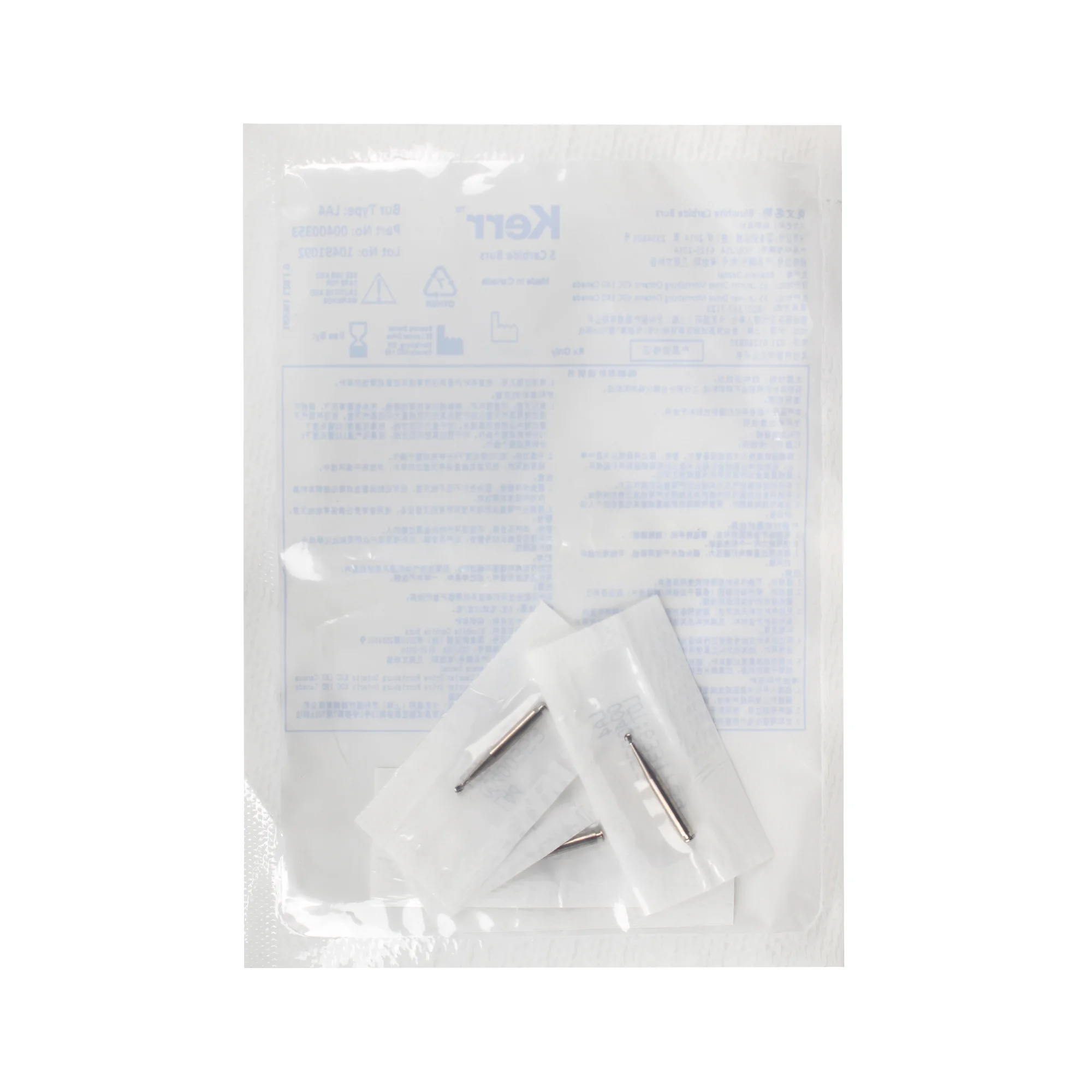 5 Pack Kerr Dental Tungsten Steel Cutting Needles Low Speed Impacted Tooth LA3 LA4 LA5 Ball Drills for Dental Surgery
