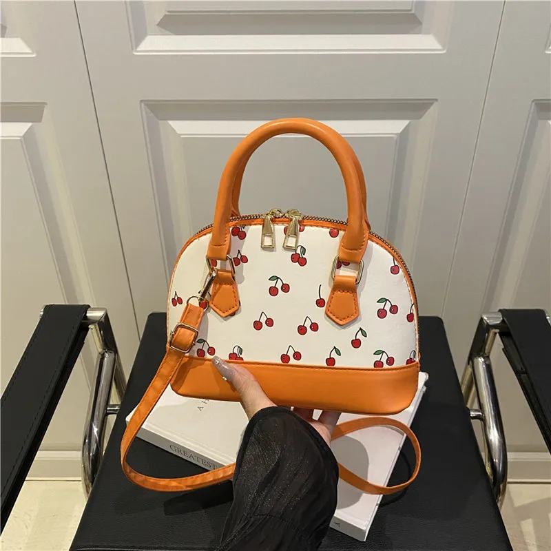 우아한 벚꽃 숄더백 2025 신상 여성용, 귀여운 베개 크로스백, 모든 경우에 어울리는 패셔너블한 언더암백