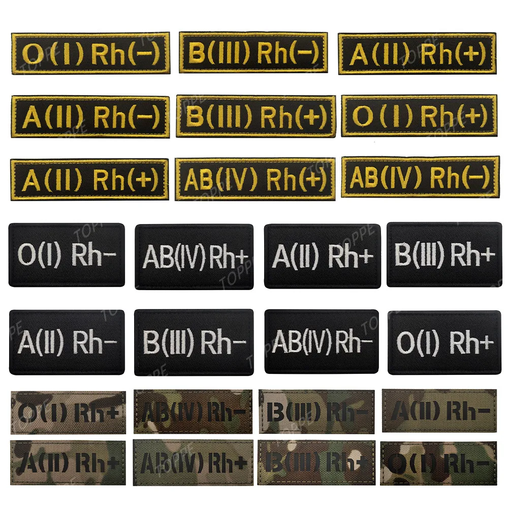Bluttyp-Patches: Eine detaillierte Bewertung und Anleitung für Militär, medizinische und Alltagsnutzung