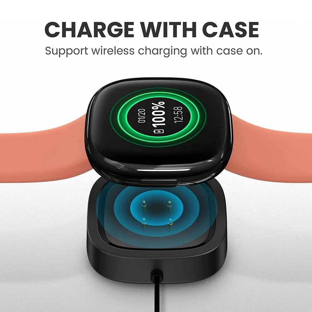 Versa 4 Screen Protector Case Ultra Thin Bumper Full Protective Cover Shockproof Case For Fitbit Versa 4 Smart Watch Case Cover