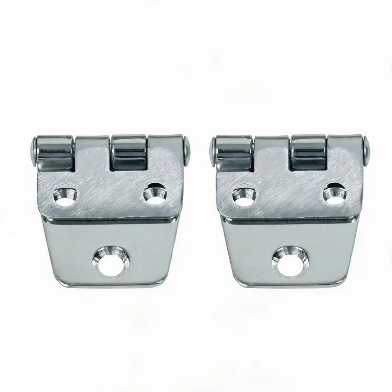 Boat Hinge 304 Stainless Steel Stamped Marine Grade Corrosion Resistant Yacht Cabinet Locker Heavy Duty Hardware