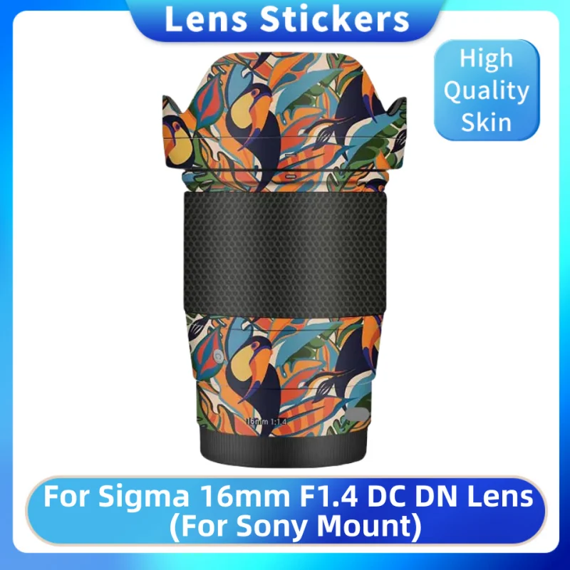 For Sigma 16mm F1.4 DC DN Contemporary (For Sony Mount ) Anti-Scratch Camera Lens Sticker Protective Film Body Protector Skin